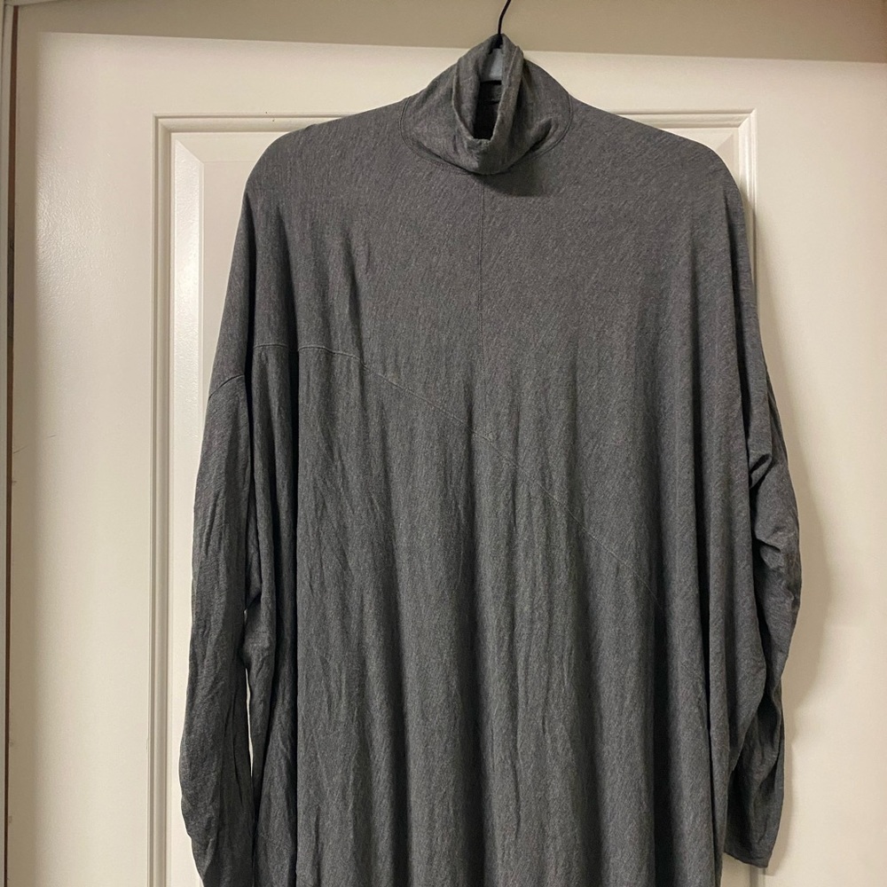 The Frock NYC Fluid Turtleneck Grey L/Plus Size